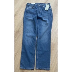 H&M Denim Jeans Women's 10 Vintage Straight Fit High‎ Waist Medium Wash